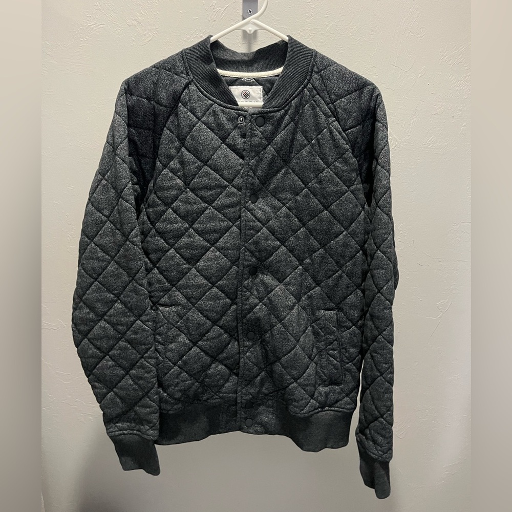 Quilted Bomber Jacket